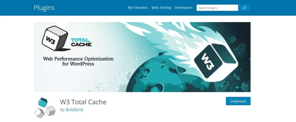 W3 Total Cache WordPress speed optimization Plugin