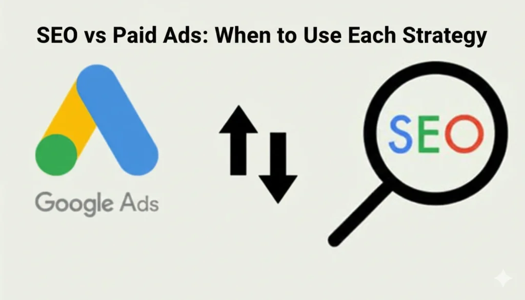 SEO vs Paid Ads When to Use Each Strategy